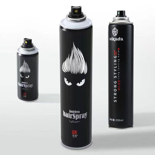 Huayi Gel Gel Adhésif sec coiffage Spray Spray des hommes Nouilles hydratantes et parfum Moss Gel Pâte coiffure Cire de cheveux Pure Vikada Gel 350mlx2 Bouteille