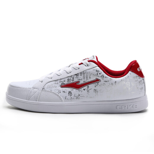 ERKE Hongxing Erke skateboard shoes 11033189B white/red 43 size