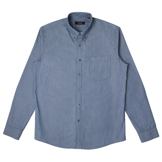 BLACKMONDAY [Easy Care] Striped Shirt Men's Spring and Autumn Business Casual Anti-Wrinkle No-Iron Men's Long-Sleeved Shirt