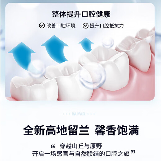 云南白药牙膏留兰香薄荷冬青热销榜祛牙垢牙渍去口臭护龈抗敏美白清新口气 【675g】留兰215g*3+30g+牙刷
