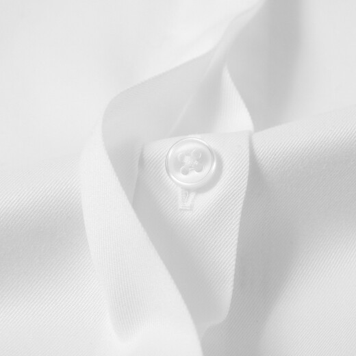 YOUNGOR long-sleeved shirt for women plain DP no-iron shirt pure cotton fabric comfortable anti-wrinkle flat and easy to care for VLDP10171BFW white 36