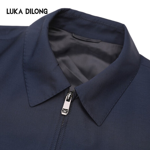 Luca Dilon шерстяная легкая роскошная весенне-осенняя тонкая одежда в стиле ретро шерстяная деловая мужская классическая куртка с лацканами темно-синяя 2XL 54