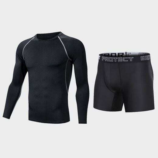 Shanye Badebode-Anzug Schwimmstämme Herren für Erwachsene und Fettpluspuxus-Größe Badeanzug langärmelige Fetthose Fünf-Punkte-Hosen großer Größe (Schwimmkappe) 001 Grau + 829 Einschicht schwarze Shorts 5xl (Referenz: 220-240jin [Jin gleich 0,5 kg]))