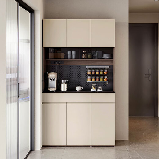 Lin's Home Italian minimalist sideboard storage cabinet integrated wall cabinet wine cabinet living room restaurant cupboard storage tableware TV1T