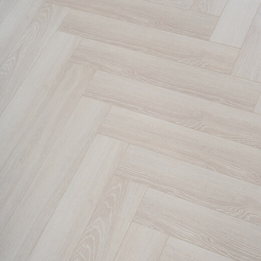 Ougejia Neue Dreischicht-Creme-Stil-Fischgräten-Paarth-14-mm-Porzellan-Fußböden im Haushalt umweltfreundliche wasserdichte Fußbodenheizung kann mit Paketen 9902-HERRINGBONE Porzellan installiert werden