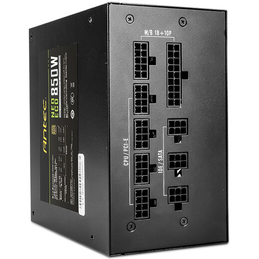 
Antec Antec NE850 gold medal full module/all-Japanese electrolytic capacitor/equipped with Pcle16Pin power cord/fan start and stop/computer host power supply 850W