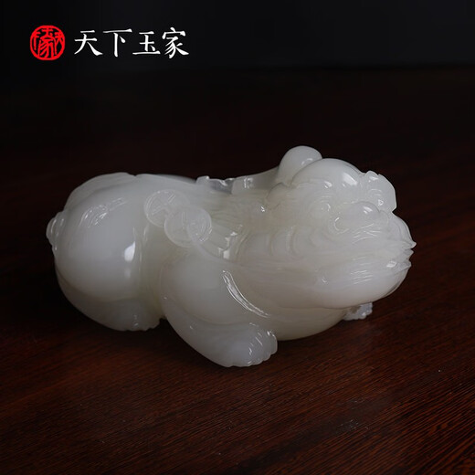 Tianxia Yujia Jade Pixiu Ornaments Home Living Room Porch Decoration Crafts House Opening Business Gifts A Pixiu