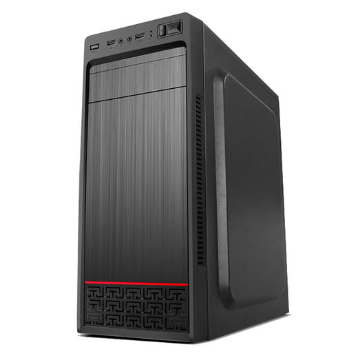 EVSKY N2 black computer case gaming office computer case/support ATX motherboard/silent/optical drive bay/simple brushed panel N2 case