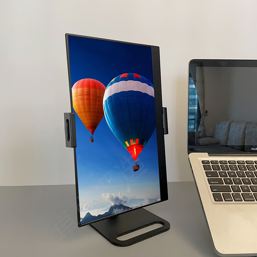 Portable screen monitor stand vertical screen secondary screen 15 expansion screen VESA rotating lifting pad universal bracket arm (medium and low limit recommended) black - clip-on - portable screen/tablet/mobile phone universal