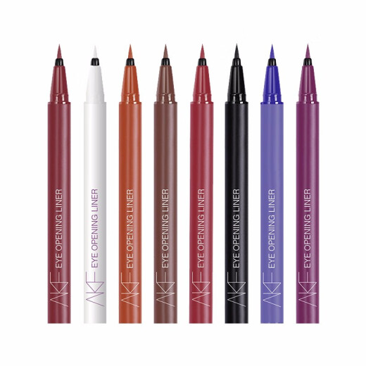 AKF liquid eyeliner pen is not easy to smudge and spread easily for beginners 01# caramel thick black