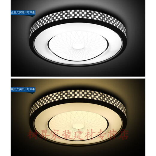 LED ceiling lamp simple modern round living room extra large bedroom lamp living room lamp atmospheric aisle home balcony hanging i lighting fixtures 18W-30CM high brightness white light unlimited purchase
