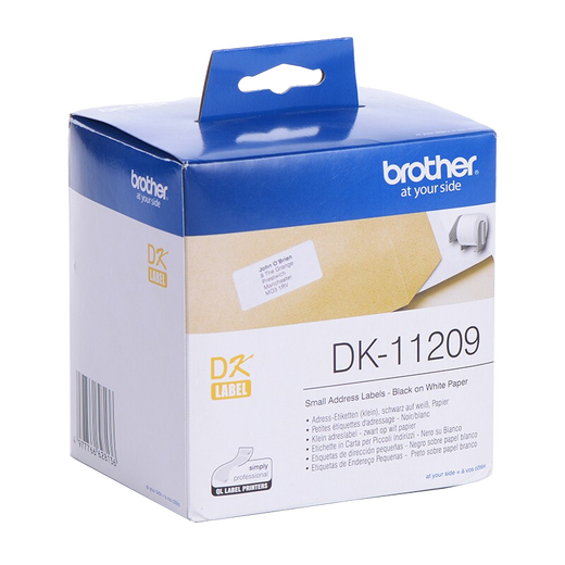 
Brother label machine original DK label paper self-adhesive label tape suitable for QL-1050/700/800/810/820 label printer DK-11209 [29mm*62mm*800 pictures]