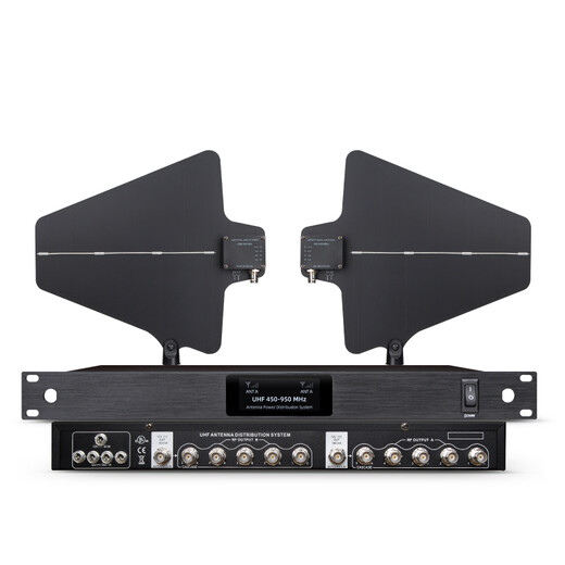 
manharKandon True diversity U-segment FM wireless microphone one to two wireless microphone large performance stage wedding school long-distance antenna amplifier performance set 2:4 microphone + UA-844 amplifier + aviation box