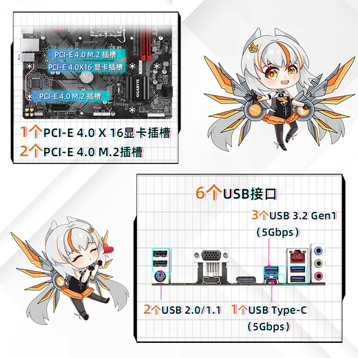 GIGABYTE Magic Eagle B760M GAMING D4 motherboard supports CPU 1390013700KF Intel B760 LGA 1700