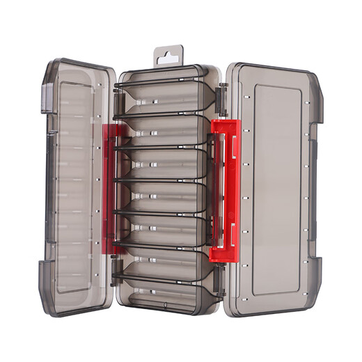 Xionghuo Luya Box Portable Fishing Gear Accessories Box Double-Sided Multi-Function False Bait Lead Skin Fish Hook Space Bean Eight-Character Ring Storage Box Tool Box