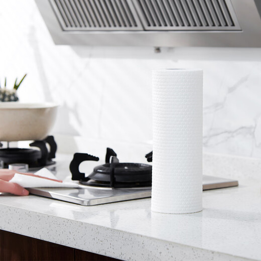 Miaoran disposable rags 20*20cm 3 rolls 120 pieces thickened lazy rags absorb water and oil kitchen paper towels dishcloths