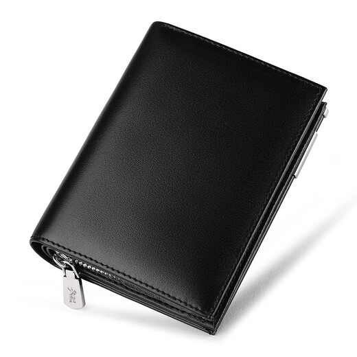 Williampolo Paul Wallet Кожаный кожаный кошелек на молнии на молнии на молнии