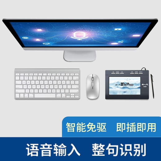 汉王（Hanvon） 墨飞扬语音打字手写板 电脑免驱写字板 智能大屏 手写笔无线 老人手写键盘输入板 墨飞扬语音版（手写+语音）