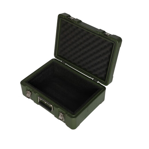 Camouflage craftsman supply box army green equipment box rotational molding box outdoor field camping army green multi-functional equipment box 600*500*400mm (can be customized with printing)