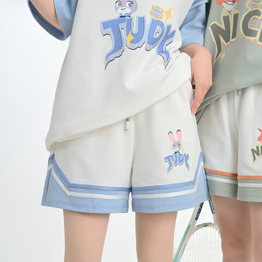 Mori Girl Tribe Casual Sports Girl T-shirt Shorts Two-piece Fashion Suit New Original Summer Girlfriend White Shorts (Single Piece) Single Piece S