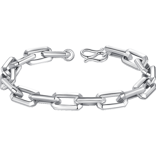Aido Diamond Premium Platinum Bracelet Men's Style pt950 Platinum Cross Card Ground Chain Bracelet Length Selection Tips Wearing Length = Net Hand Circumference Add 1.5-2cm More