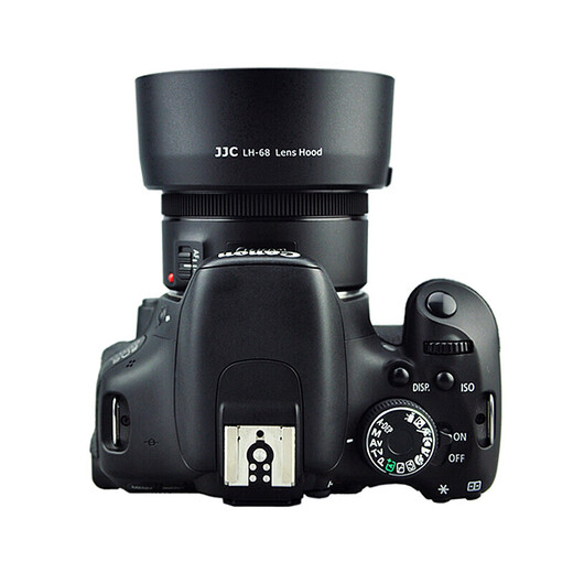 JJC eignet sich für Canon EF 50 f/1.8 STM Haube der dritten Generation, kleiner Spucknapf, 49-mm-Fixfokusobjektiv 90D 80D 70D 800D SLR-Kamerazubehör ES-68