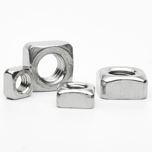 Jinggong stainless steel square nut square nut thin nut square nut square nut square nut 20% off M4*7*3 50 pieces 201 material