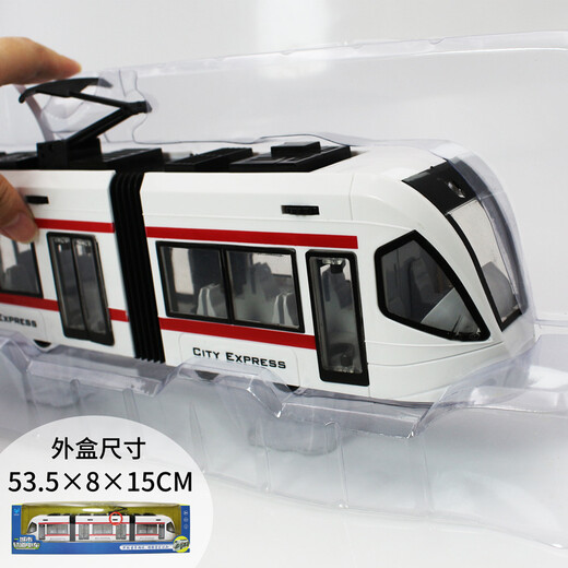 [Acousto-Photoalloy Train Model] Пользовательская модель поезда Red Rail в Junqicheng Large Sound и Photoelectric Rail City Tram Harmony Train Train Train Модель поезда игрушек