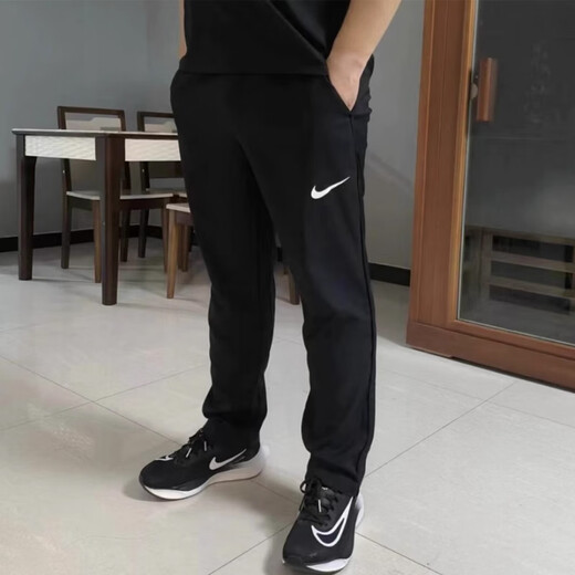 
Nike (NIKE) sweatpants men's 2025 summer new casual pants woven breathable loose straight pants trousers CU4958-010 woven quick-drying straight DM6627-010 black XL Recommended 150-180Jin [Jin equals 0.5 kg]
