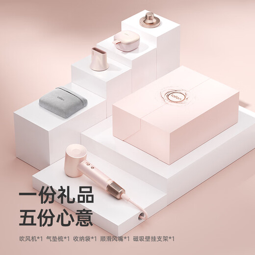 Laifen high-speed hair dryer, quick-drying household hair dryer, negative ion hair dryer, birthday gift, national subsidy, pink gold gift box