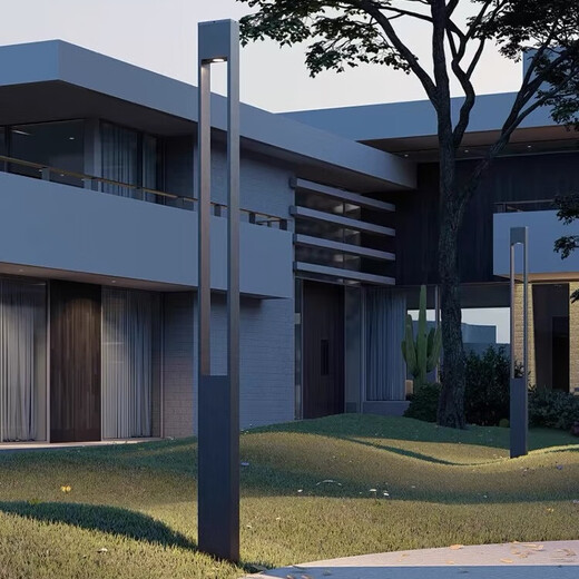 Xinguangda courtyard light landscape light led outdoor garden community waterproof lighting 3 meters street light villa park garden street light simple style 3 meters 50W (220v)