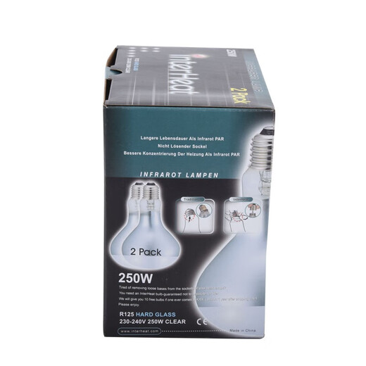 York (YORK) Intersite Breeding Insulation Lamp Spherical Thickened Insulation Lamp Pressed Piglet Insulation Lamp Heating Lamp Piglet Heating Light Bulb Explosion-proof and Disinfected Shipped Spherical 250w One