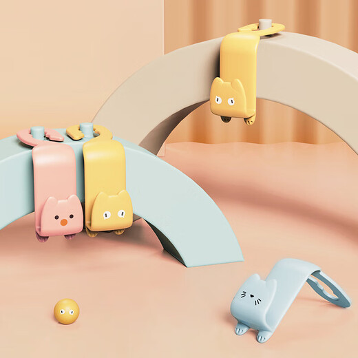 Runqun Cartoon Cute Hook Car Back Seat Creative Car Storage Small Hook Multi-Function Porphyrin