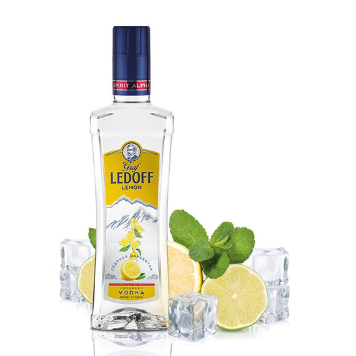 
Tatspirtprom Count Ledov Leydov Lemon flavored vodka fruit wine Russian original imported foreign wine cocktail Prince Bolang 500ml