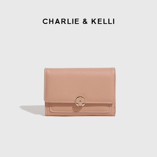 CHARLIE / KELLI brand CK light luxury bag women 2025 new women's short zipper coin wallet simple and compact card bag green