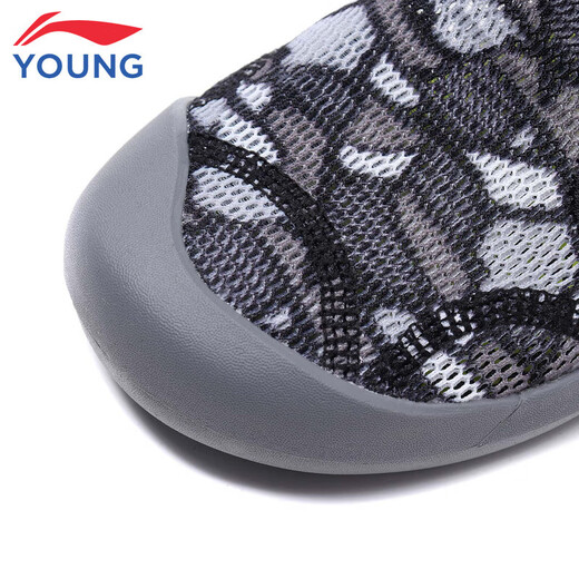 Li Ning Children's Shoes Children's Sandals Men's and Women's Summer Style Baotou Velcro Beach Sneakers 33YKUQ058-41