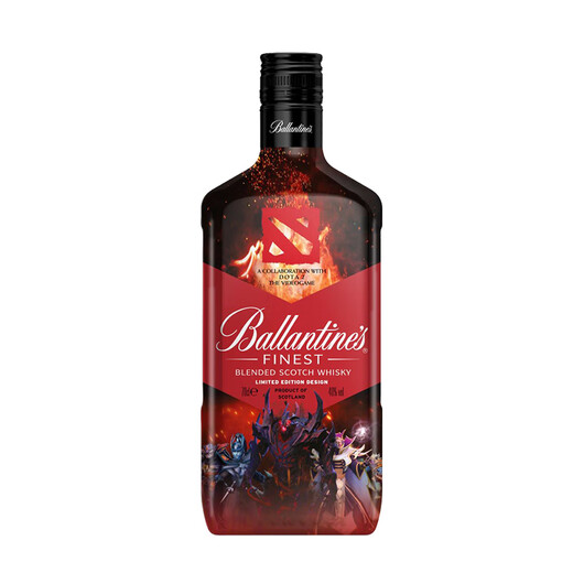 百龄坛（Ballantine`s）苏格兰调和型威士忌 700ml 1瓶 DOTA2刀塔联名限定款 