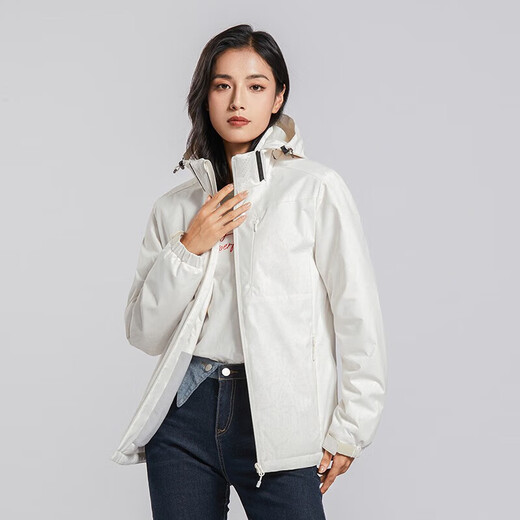 Woodpecker (Tucano) plus veste intégrée en velours pour femmes, veste de veste de veste de ventre de coquille à coque douce 9930S-2
