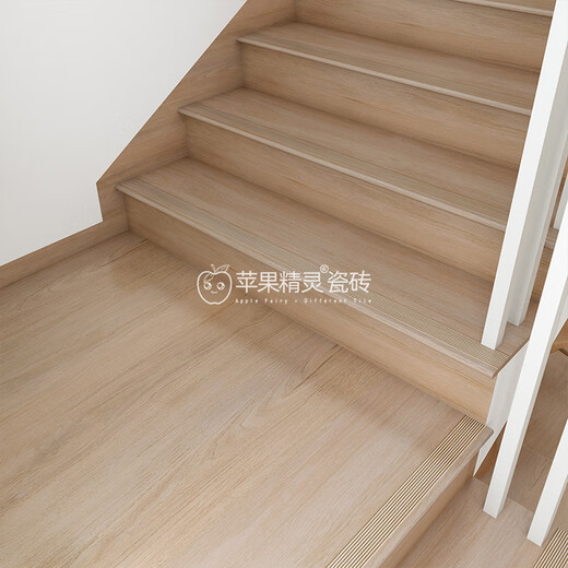 
Apple Elf Guangdong 300x1200 Arc stair step tile integrated floor tiles thickened wood grain tiles step tile step tile 12605 platform board 1.0cm thick 600x1200 300x1200