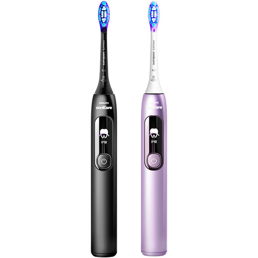 
Philips sound wave vibration electric toothbrush HX3892 Diamond 7 Series Adult Men and Women Soft Bristle Gum Protection Brush Smart Screen Display Couple HX3792 Satin Powder + 4 Brush Head + Travel Box + Hanger