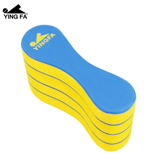 Yingfa Multi-Layer-Winkel Floating Board Acht-Charakter-Board Professionelles Schwimmausbildungsausrüstungsausbildungsbeinschaltplatten Wasserpumpengelb (Länge 23, Breite 4, Dicke 13,5) cm