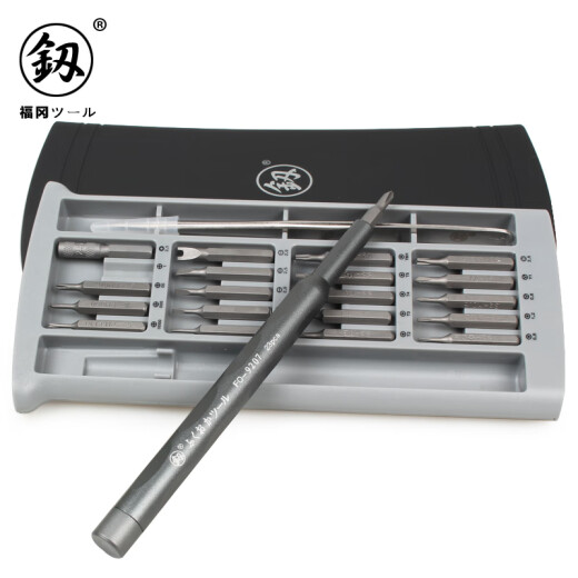 釰 精密螺丝刀套装多用螺丝批组套改锥电讯组合23件套福冈工具9207 电讯组合FO-9207