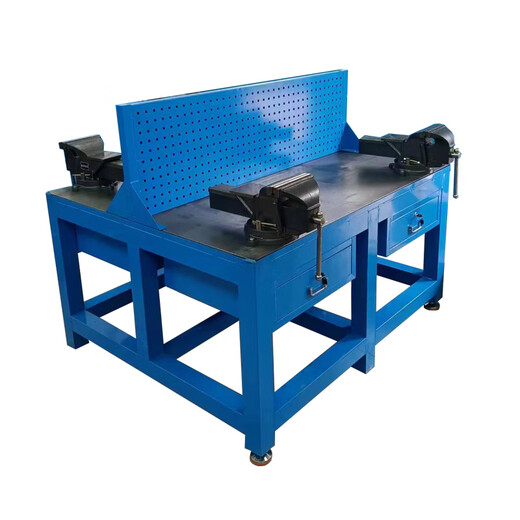 Renjuyi customized workbench mold flying mold table heavy steel plate practical training operation table mold room mold saving assembly maintenance work table blue 800*600*800mm one drawer with bottom plate 45