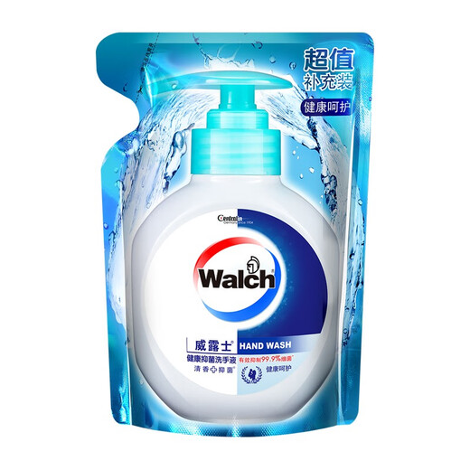 Walch healthy antibacterial hand sanitizer health care bag 525g*3 bags refill hand protection fragrance antibacterial 99.9% 525ml health care bag*3 bags