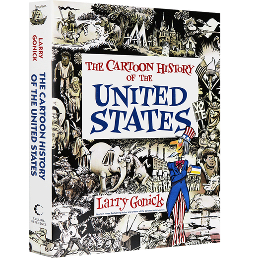 英文原版 漫画美国历史入门 Cartoon History of the United States