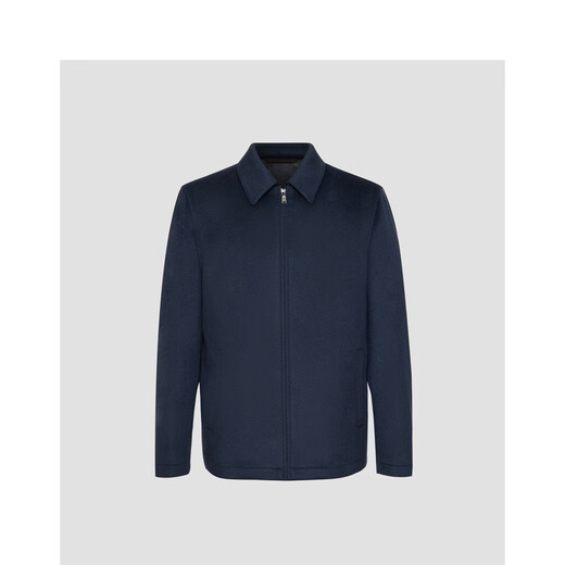 Sachi Satchi Men's Clothing 2023 Autumn New Style Business Wool Wool Warm Jacket Single Gen Men Blue M (48)