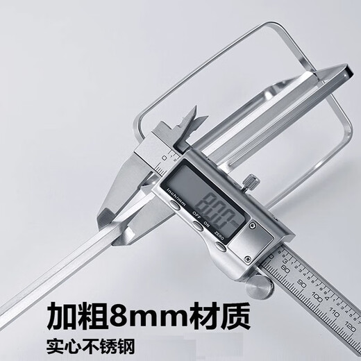 Beijingjie 304 stainless steel egg beater stirring rod accessories head electric commercial meat grinder meat stuffing machine hand electric drill extension rod 16cm four-piece rod flat head