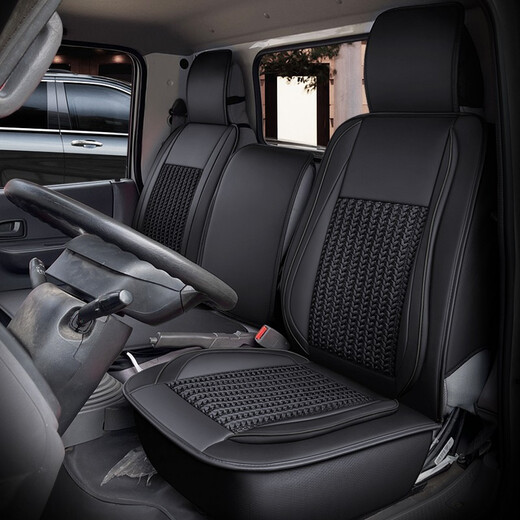 
China National Heavy Duty Truck Chengdu Ace Series Seat Cover 757b 777b777BP 737B Truck Four Season Seat Cushion Three-Seater Black and Red Standard Edition
