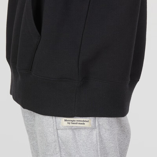 阿迪达斯 （adidas）卫衣男士2025春秋季新款运动服针织连帽上衣套头衫IC9759 IC9758黑色  XL