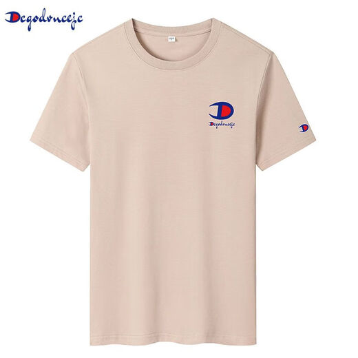 Champion verheißungsvoll offizielle Trendy-Markenpaare aus Baumwoll-Outfit runden Hals Kurzarm Männer und Frauenstil-Sorte T-Shirt Frauen halbärmelte Top 6621 Pure Cotton-Purple 2xl 155-170jin [Jin gleich 0,5 kg]